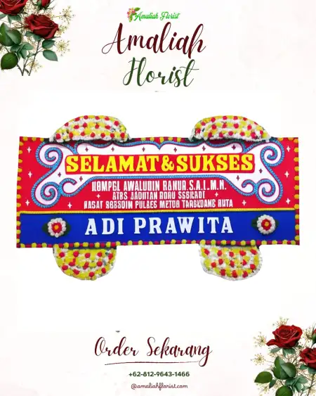 Papan Bunga Ucapan Selamat Maitan